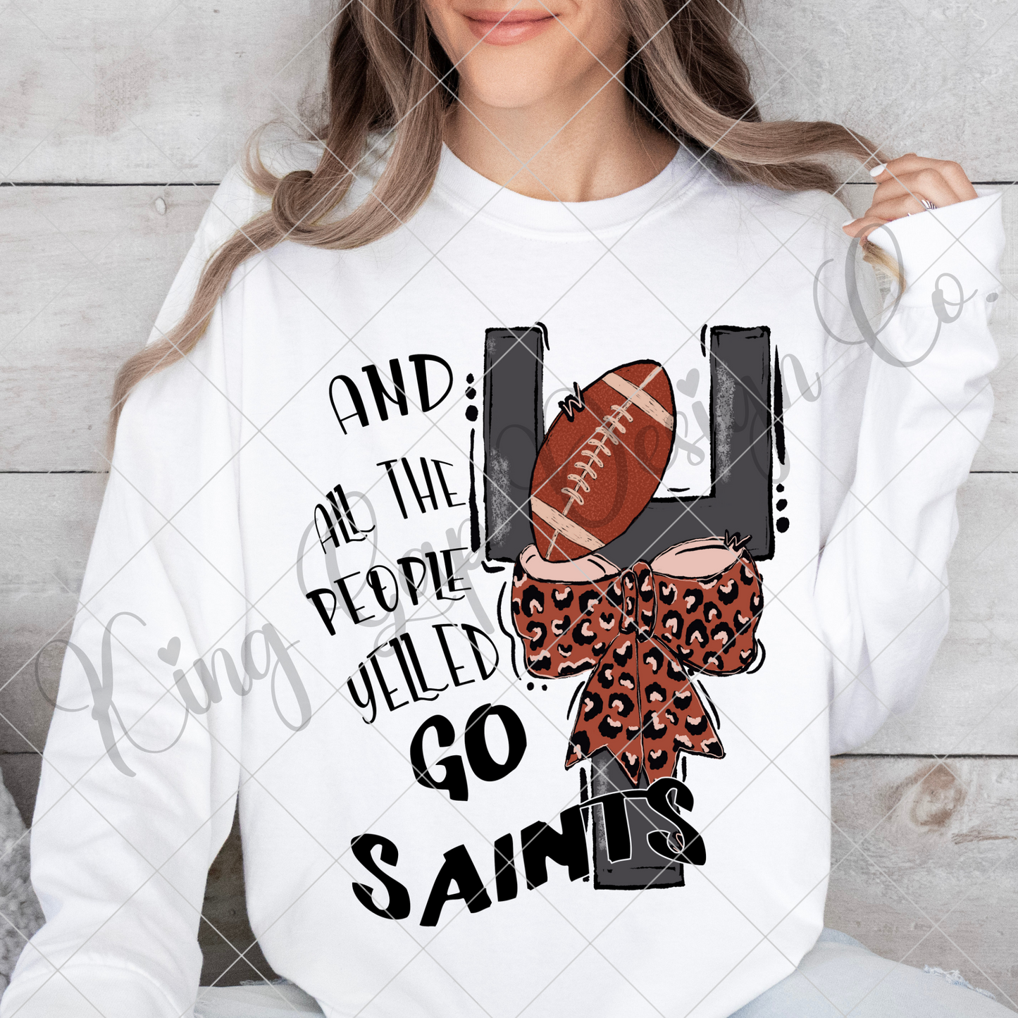 Saints Football Sublimation | Saints High School Football Shirt Design | Saints Football Sticker PNG | Saints Football Tumbler Design