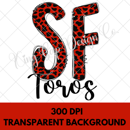 Spanish Fort Toros PNG For Sublimation, DTF, Stickers | Make T-Shirts, Tumblers | 300 DPI