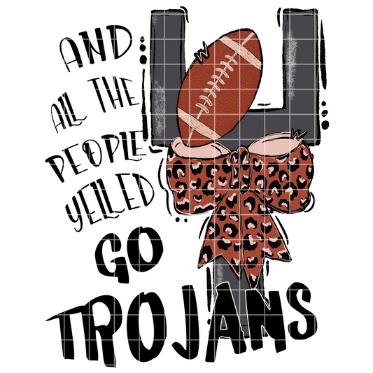 Trojans Sublimation | Game Day Gear For Trojans Fan | Cute Trojans T-Shirt PNG | Go Trojans | Trojans Football Sticker | Trojans Tumbler PNG