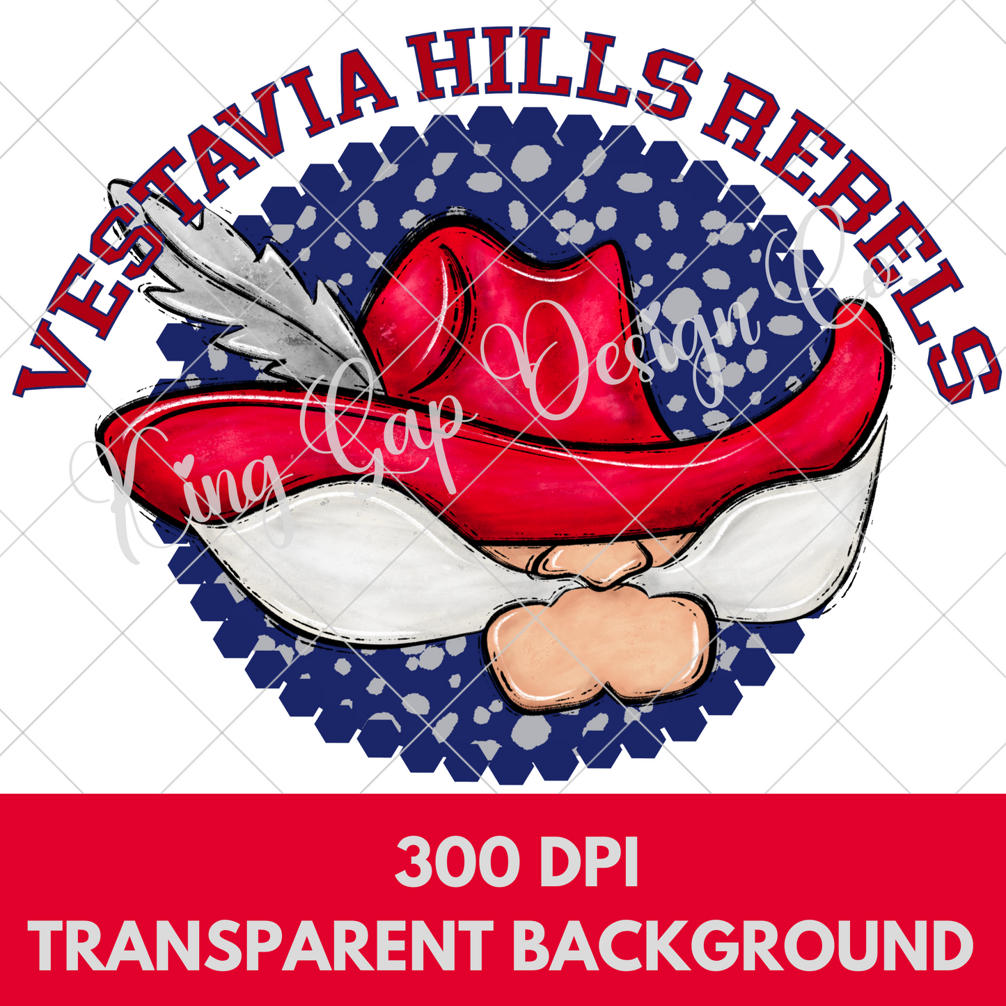 Vestavia Hills Rebels Sublimation PNG For Making T-Shirts, Tumblers, Mugs, Stickers, DTF Transfers | Shirt For Rebels Fan | High Resolution