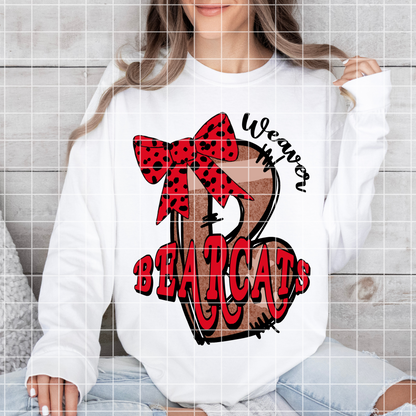 Doodle Letter B Weaver Bearcats Football PNG For Sublimation, DTF, Stickers, Scrapbooks, Tumblers, Mugs, T-Shirts|300 DPI Image Retains Quality When Upsized (Copy)