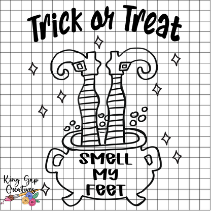Witch Legs Fall Door Hanger Template | Halloween Painting Template For Door Hanger Or Canvas Painting | Acrylic Painting For Beginners | Template Video And Instructions Included | Fall Craft Project