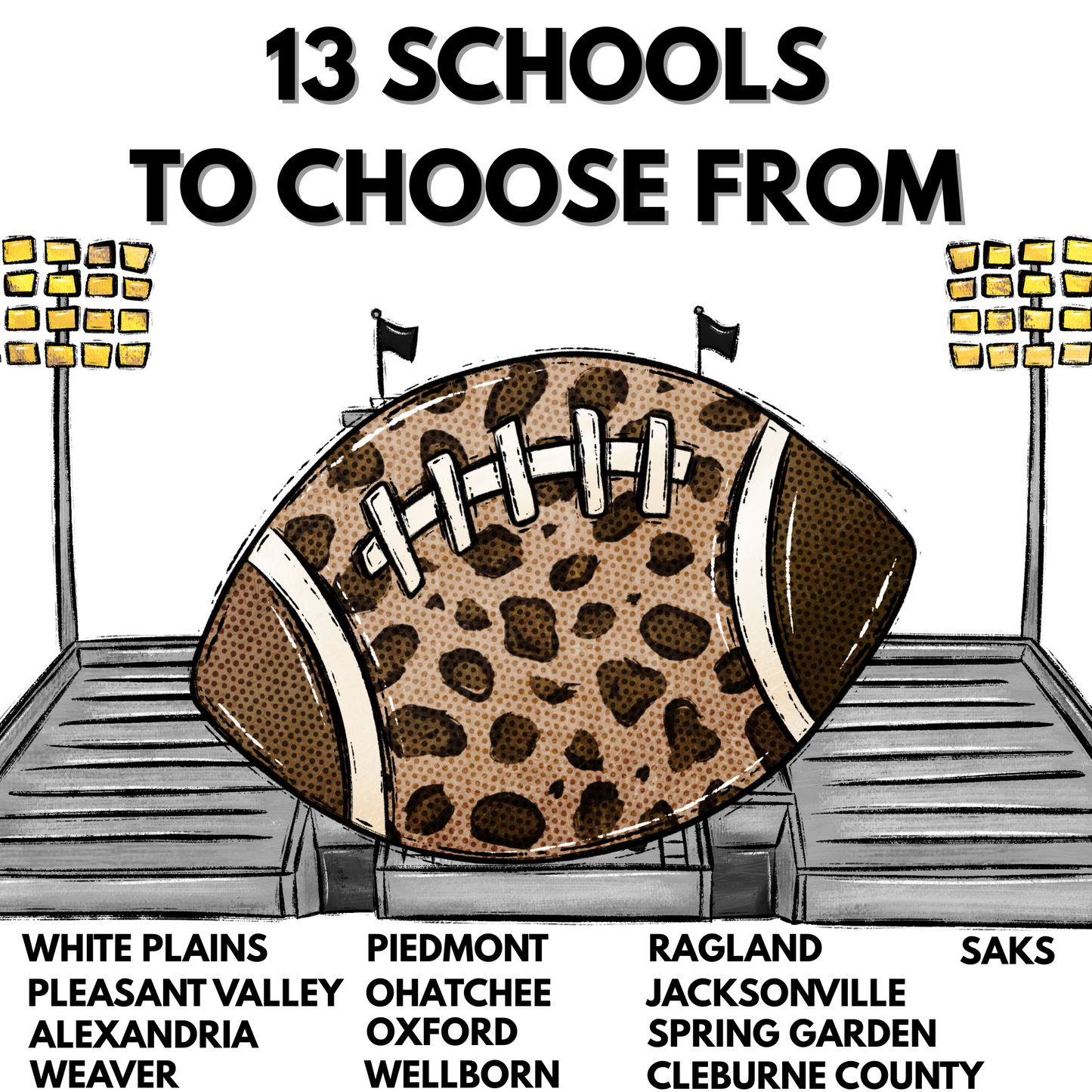 High School Football Game Day Shirt