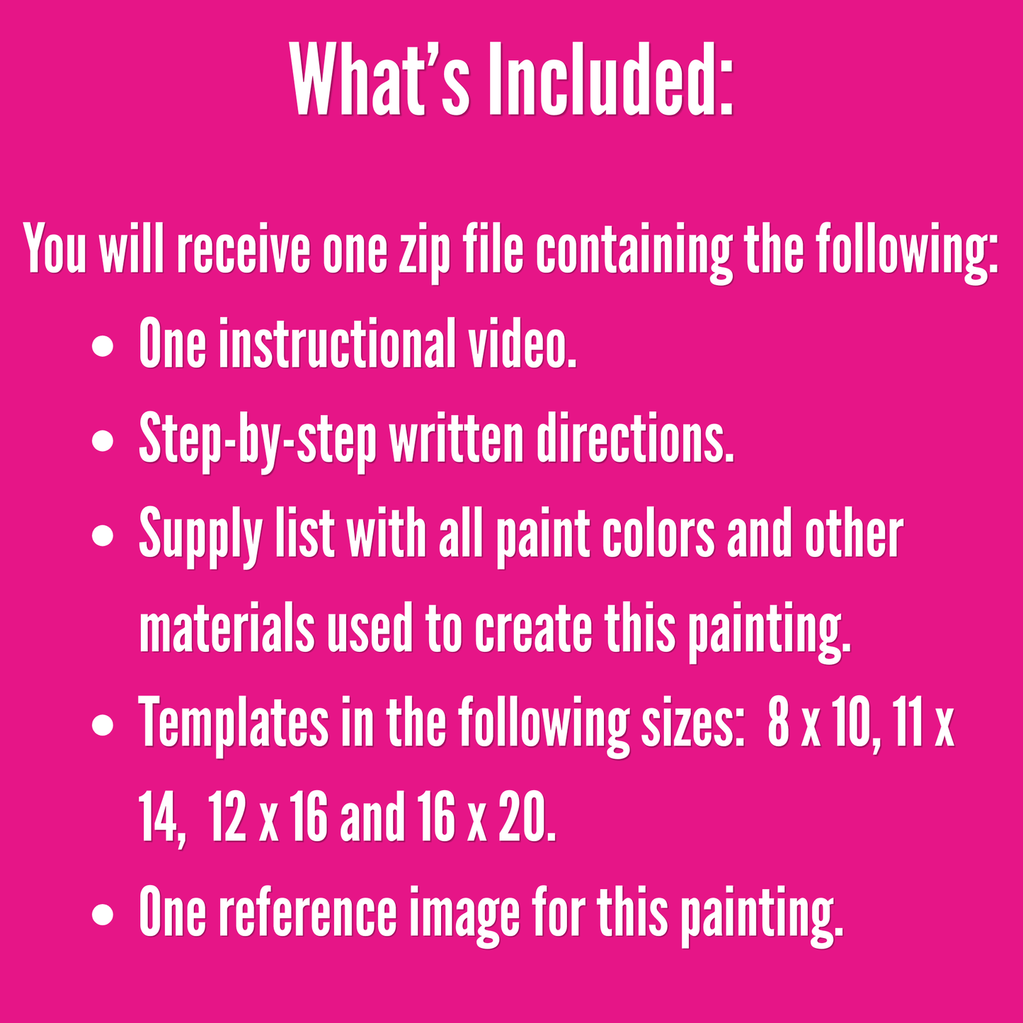 Girls' Trip Painting Template | Tracer For Painting | Acrylic Painting | Paint From Home | Tracer, Instructions, And Supply List Included