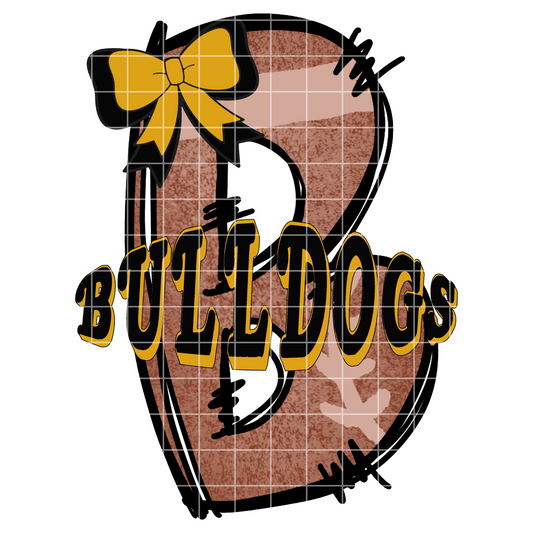 Black And Gold Bulldogs Sublimation PNG For Making T-Shirts, Mugs, Tumblers | Also Use For Stickers, Scrapbooks, DTF | High Resolution Image Transparent BG