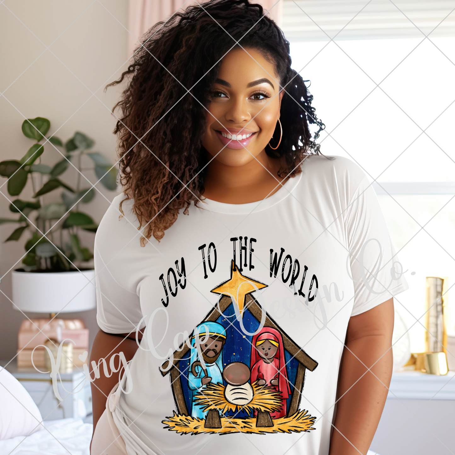 Joy To The World Nativity PNG For Making T-Shirts, Tumblers, Mugs, Stickers, Dishtowels And More | Perfect For Sublimation And DTF |High Resolution, 300 DPI, Transparent Background