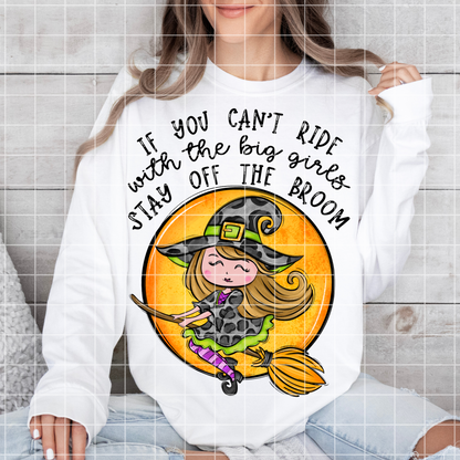 Cute Witch Design For Halloween | T-Shirts, Tumblers, Stickers, Scrapbooks| Sublimation Or DTF | 300 DPI Transparent Background