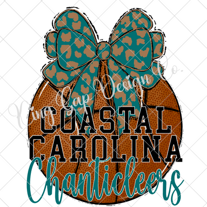 Coastal Carolina Chanticleers Basketball PNG Design For Coastal Carolina Fan | Make T-Shirts, Tumblers, Mugs, Stickers, DTF Transfers And More With This High Resolution, 300 DPI Image