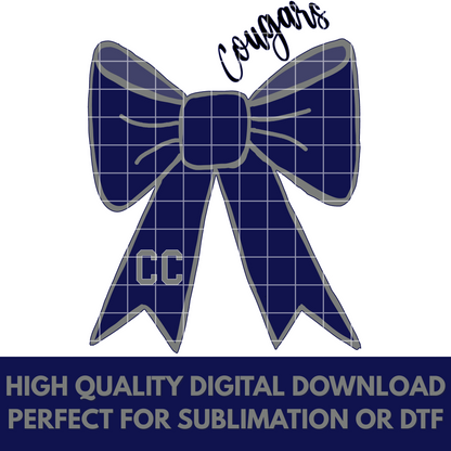Clay Chalkville Cougars Sublimation PNG For T-Shirts, Mugs, Tumblers, Dishtowels | High Quality, 300 DPI Image With Transparent Background