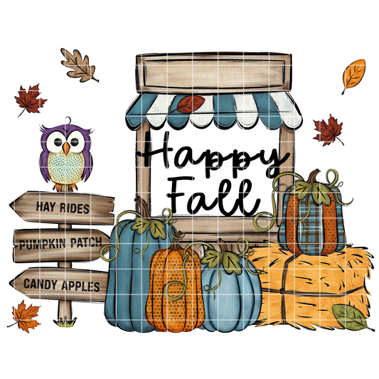 Hand Drawn Fall Shirt Design For Sublimation Or DTF To Make T-Shirts, Stickers, Dish Towels, Tumblers | High Quality, 300 DPI Image For Fall Shirt