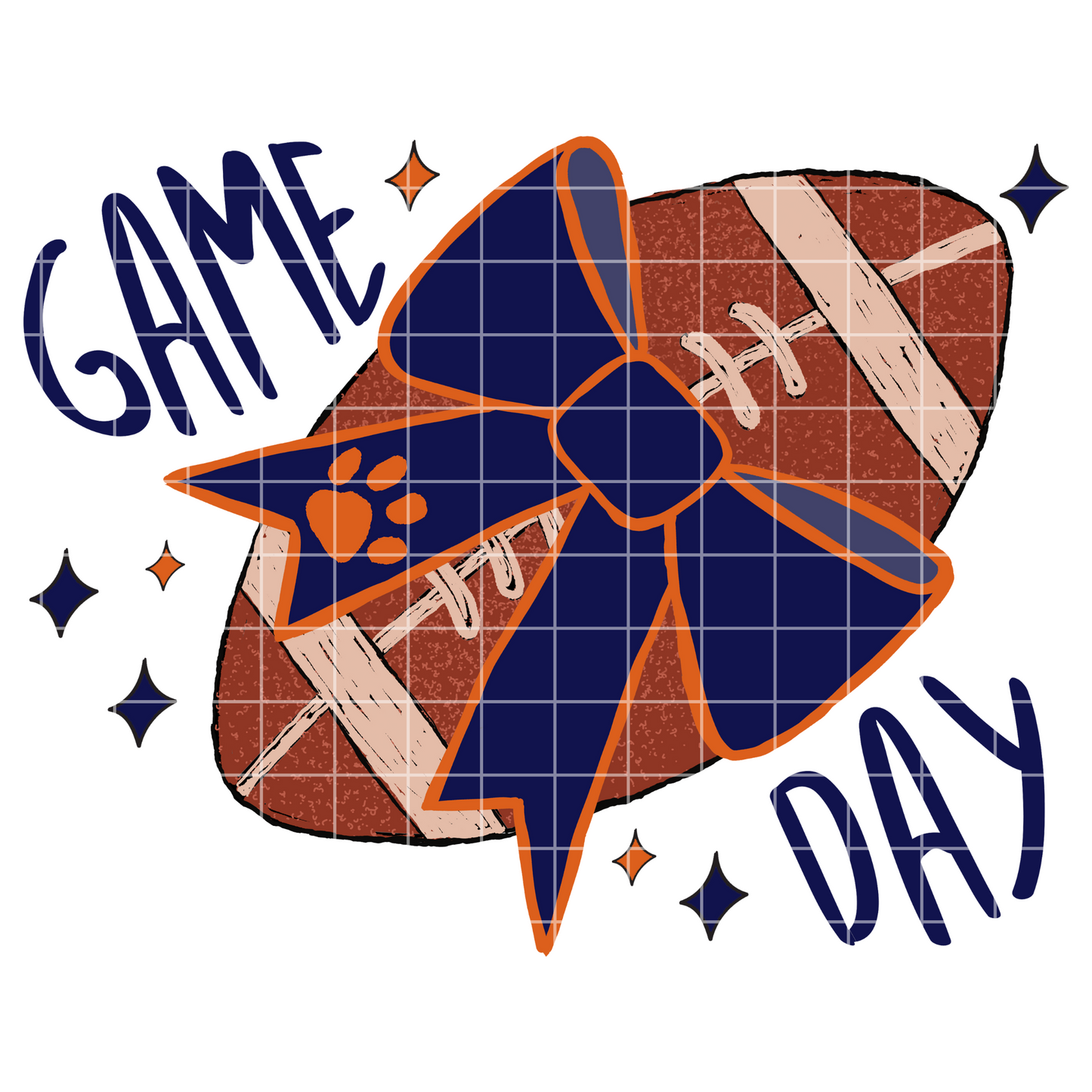 Tigers Football Game Day Sublimation PNG For Making T-Shirts, Tumblers, Mugs, Dishtowels | Shirt Design For Tigers Fan | Tigers Sticker PNG