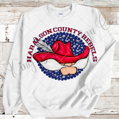 Haralson County Rebels Sublimation PNG For Making T-Shirts, DTF Transfers, Stickers, Mugs, Tumblers, Dish Towels, Senior Scrap Book | 300DPI