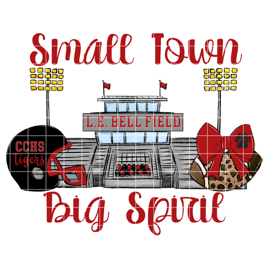 Cleburne County High School Football Sublimation | Red And Black School Colors | PNG For T-Shirts, Tumblers, Cups, Stickers| 300 DPI, Transparent Background