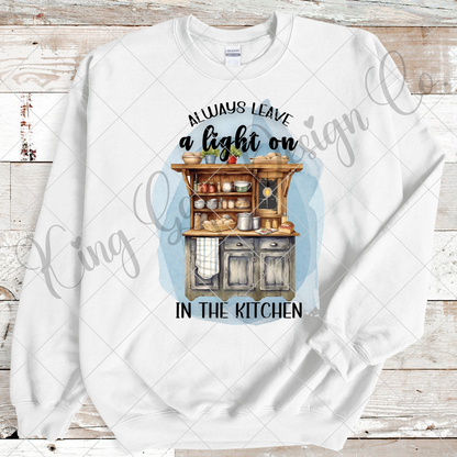 Always Leave A Light On In The Kitchen | T-Shirt PNG | Ashley McBryde | Mama's Kitchen | Sublimation | DTF Printing | Original Designer