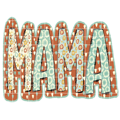 Mama Shirt Design Mama Sublimation Design For T-Shirts Tumbler Sublimation Mama Cute Doodle Letter Design Digital Download For Sublimation