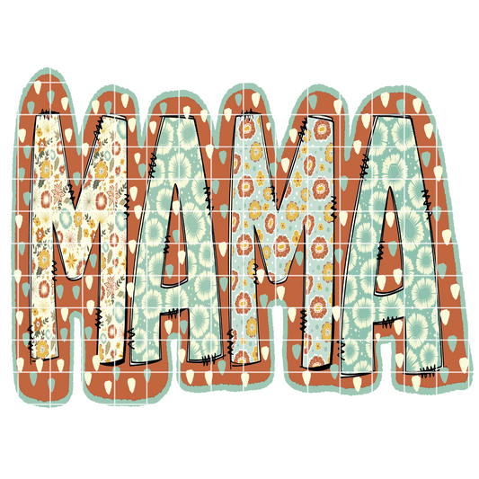 Mama Shirt Design Mama Sublimation Design For T-Shirts Tumbler Sublimation Mama Cute Doodle Letter Design Digital Download For Sublimation