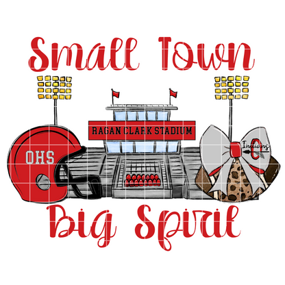Ohatchee Indians Football Sublimation | Red And Black School Colors | PNG For T-Shirts, Tumblers, Cups, Stickers| 300 DPI, Transparent Background