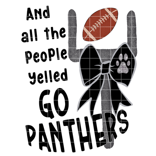 Wellborn Panthers Football Sublimation PNG For Making T-Shirts, Tumblers, Mugs | Walter Wellborn Shirt Design|300 DPI Transparent Background