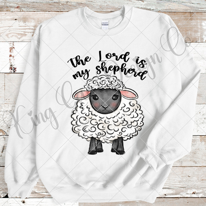 The Lord Is My Shepherd Psalm 23 PNG For Making T-Shirts, Tumblers, Mugs, Stickers, Scrapbooks, Wall Art | High Resolution, 300 DPI Image With Transparent Background