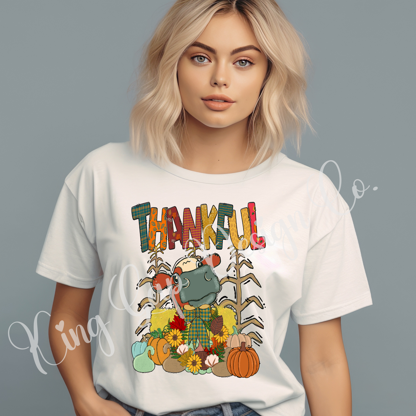 Thankful Heifer PNG For Making T-Shirts, Tumblers, Mugs, Wall Art, Stickers | DTF Or Sublimation | High Resolution, 300 DPI, Transparent Background