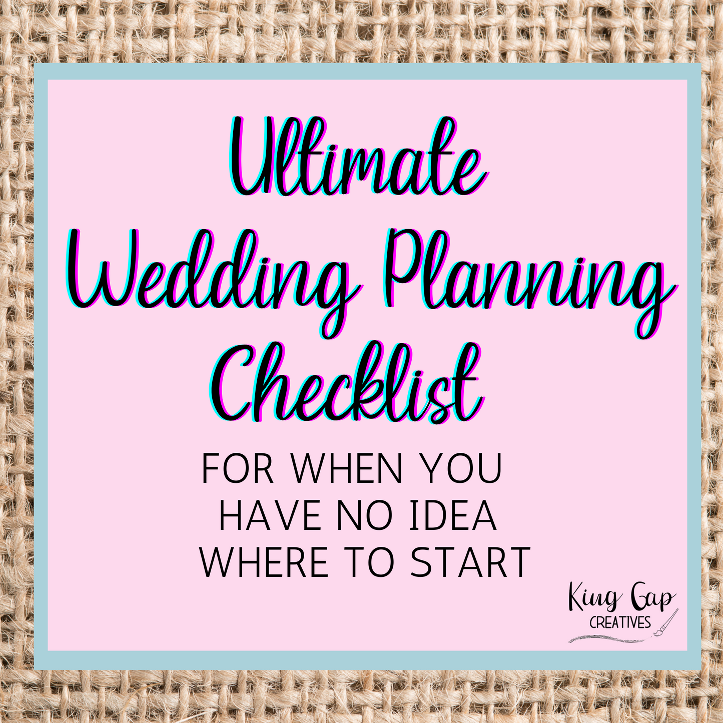 Ultimate Wedding Planning Checklist : How To Begin Planning A Wedding When You Don't Know Where To Start | 7 Page Checklist Covers Every Category To Consider In Wedding Planning