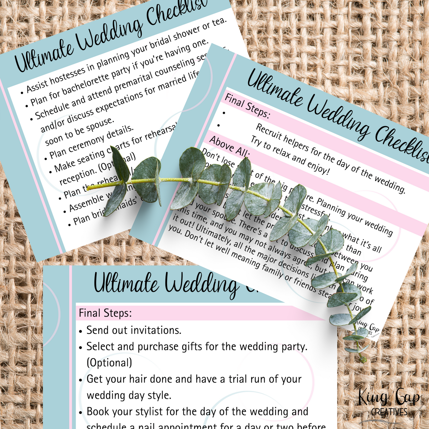 Ultimate Wedding Planning Checklist : How To Begin Planning A Wedding When You Don't Know Where To Start | 7 Page Checklist Covers Every Category To Consider In Wedding Planning